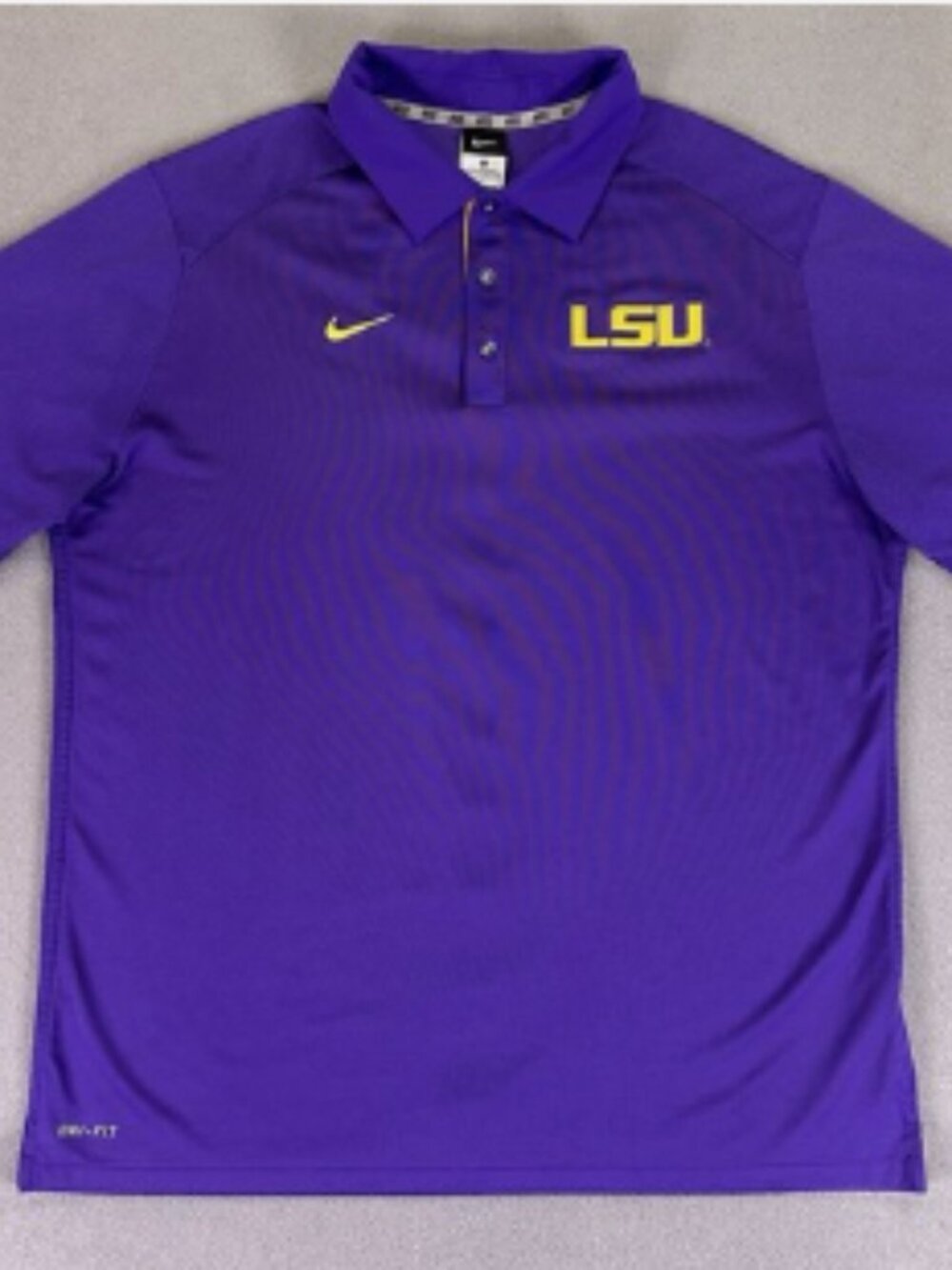 Men’s LSU Tigers Game Day Nike Dri Fit Polo – XL
